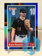 2022 Donruss Base Retro 1988 Holo Blue #243 Bryan Reynolds - Pittsburgh Pirates